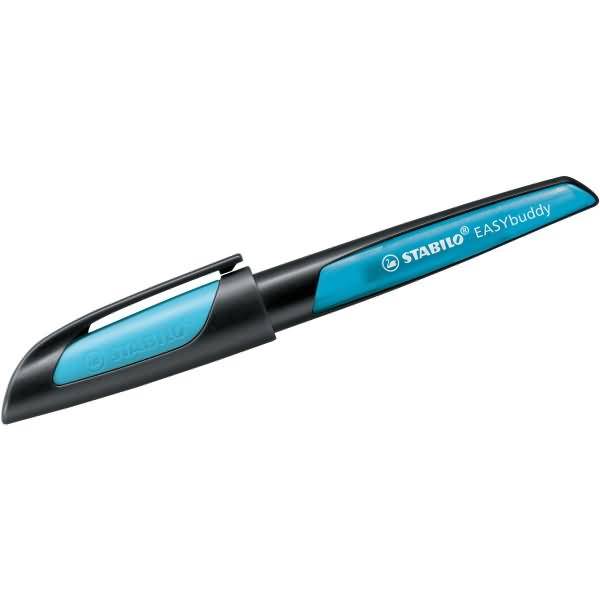 Schulfüller Easybuddy Feder M schwarz/hellblau