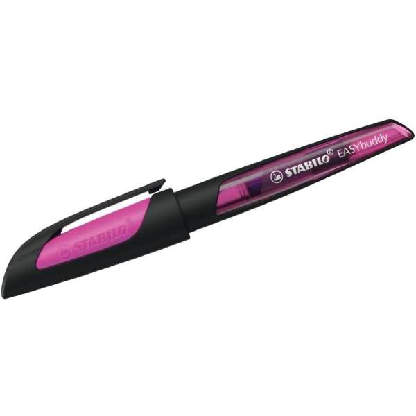Schulfüller Easybuddy Feder M schwarz/magenta