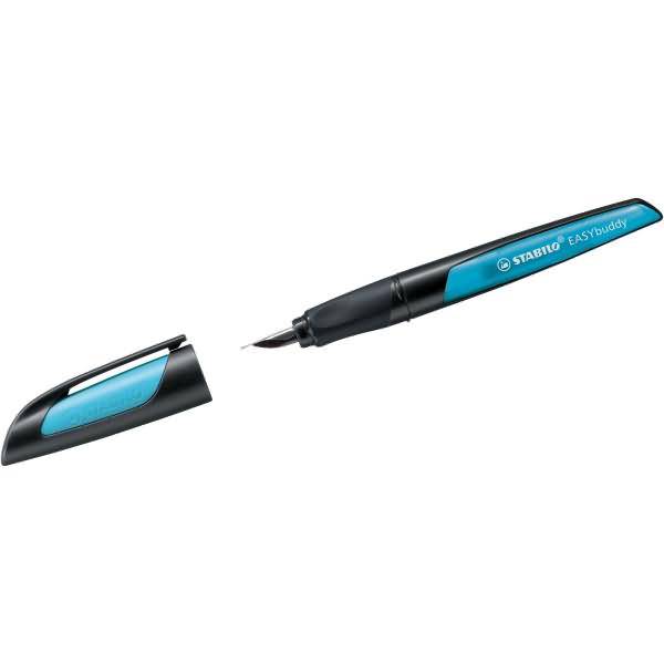 Schulfüller Easybuddy Feder A schwarz/hellblau