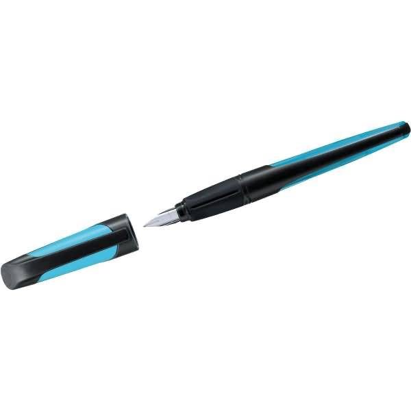 Schulfüller Easybuddy Feder A schwarz/hellblau