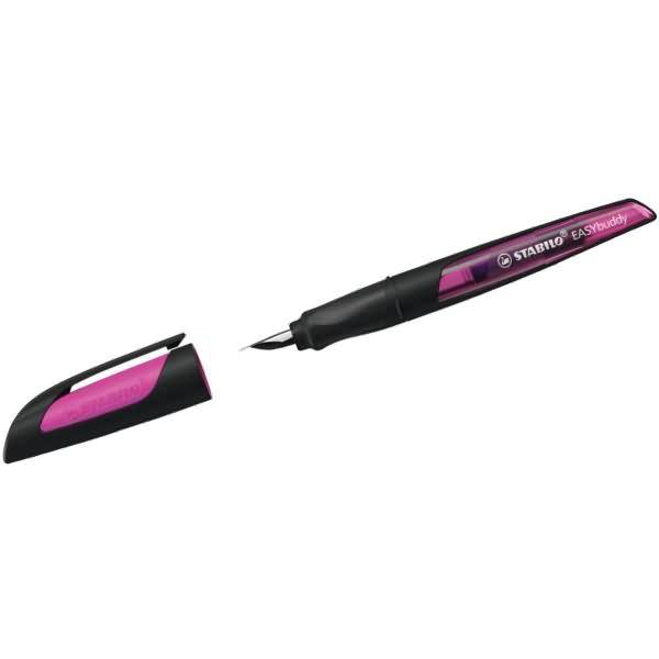 Schulfüller Easybuddy Feder A schwarz/magenta