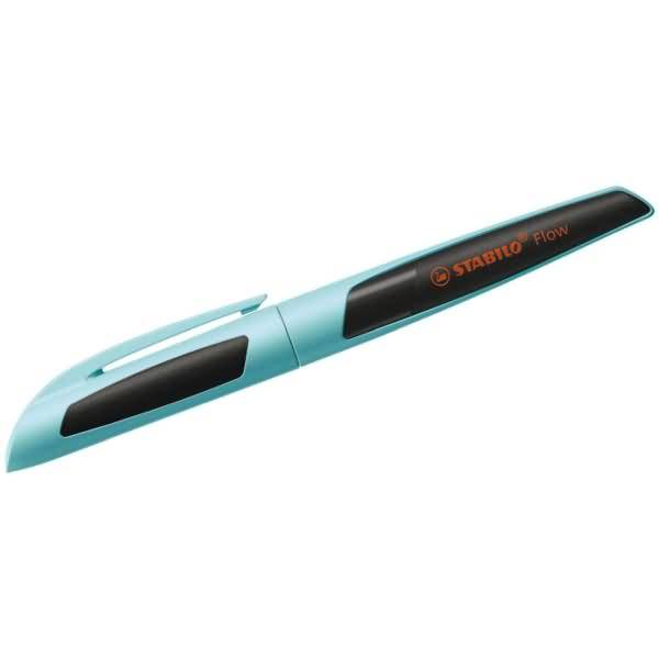 STABILO Flow SPORTY, Blau, Kartuschenfüllsystem, Edelstahl, Medium, Deutschland, 18 mm