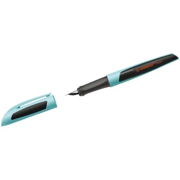 STABILO Flow SPORTY, Blau, Kartuschenfüllsystem, Edelstahl, Medium, Deutschland, 18 mm