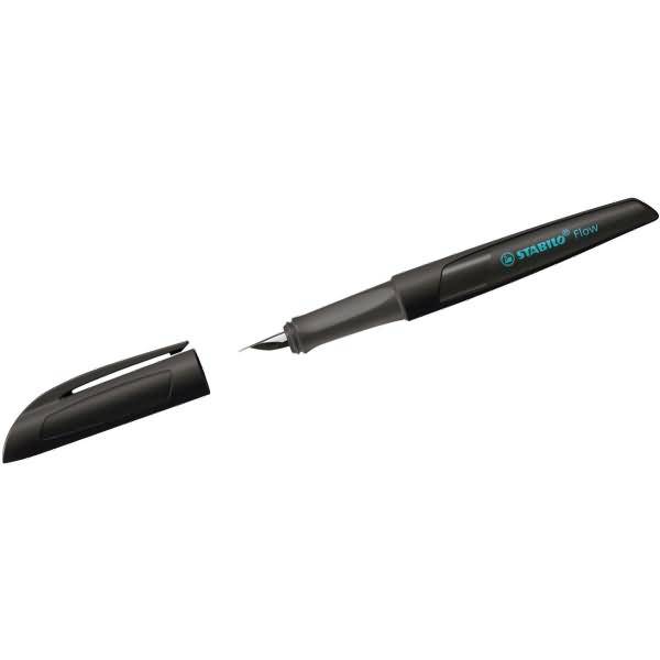 Füller Flow Active M schwarz inkl. 1 Standardpatrone