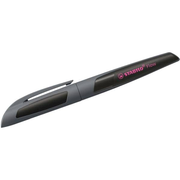 Füller Flow Active M grau/schwarz inkl. 1 Standardpatrone