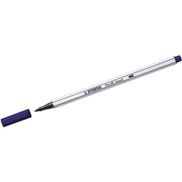 Premium-Filzstift mit Pinselspitze Pen 68 brush preußischblau