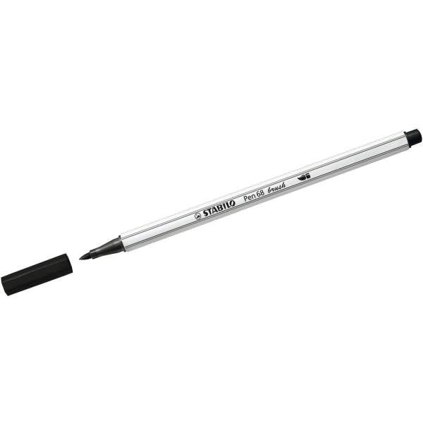 Premium-Filzstift mit Pinselspitze Pen 68 brush Etui VE=8 Farben