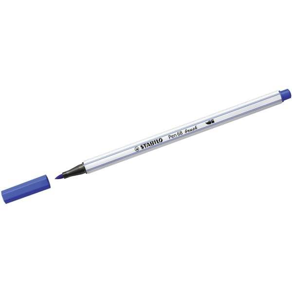 Premium-Filzstift mit Pinselspitze Pen 68 brush ultramarinblau