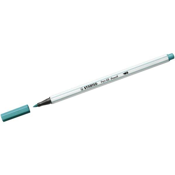 Premium-Filzstift mit Pinselspitze Pen 68 brush türkisblau
