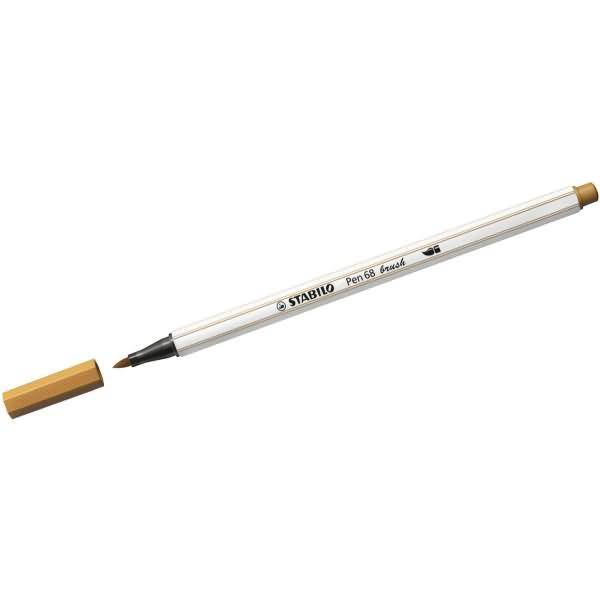 Premium-Filzstift mit Pinselspitze Pen 68 brush ocker dunkel