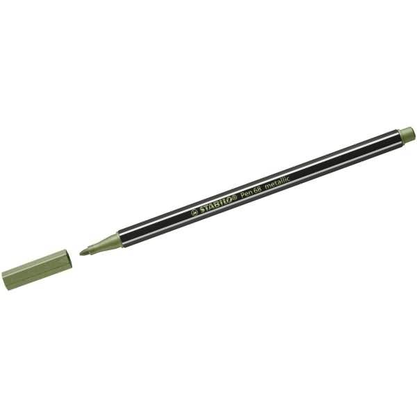 Premium-Filzstift Pen 68 metallic 1,4mm (M) metallic grün
