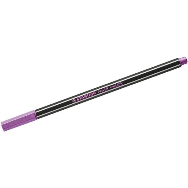 Premium-Filzstift Pen 68 metallic 1,4mm (M) metallic rosarot