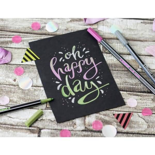 Premium-Filzstift Pen 68 metallic 1,4mm (M) metallic rosarot