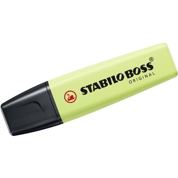 STABILO Boss Original Pastel, 1 Stück(e), Limette, Meißel, Schwarz, Limette, Kunststoff, Rechteck