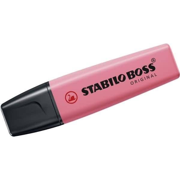 STABILO Boss Original Pastel, 1 Stück(e), Pink, Meißel, Schwarz, Pink, Kunststoff, Rechteck