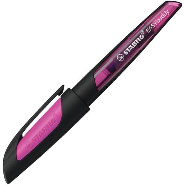 Schulfüller Easybuddy Feder M schwarz/magenta
