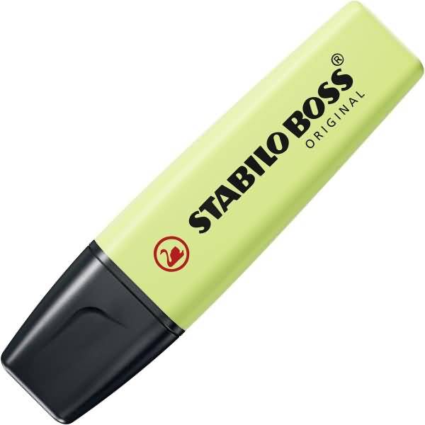 Textmarker Boss Original Pastel Etui VE=4 Farben