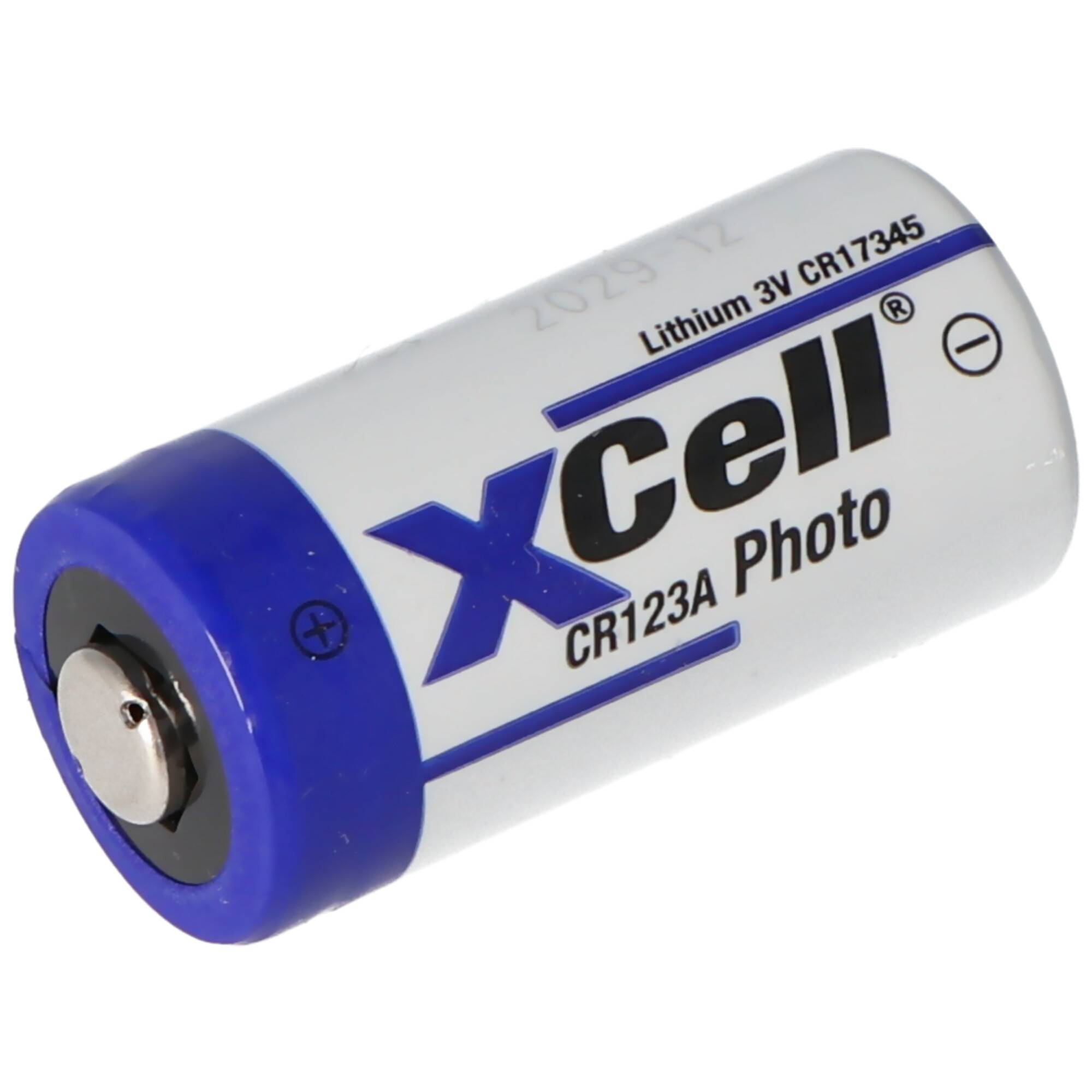 400 Stück Photobatterie CR123A Lithium Batterie 3 Volt max. 1550mAh, 34,5x17mm 19Gramm Lose Ware bulk