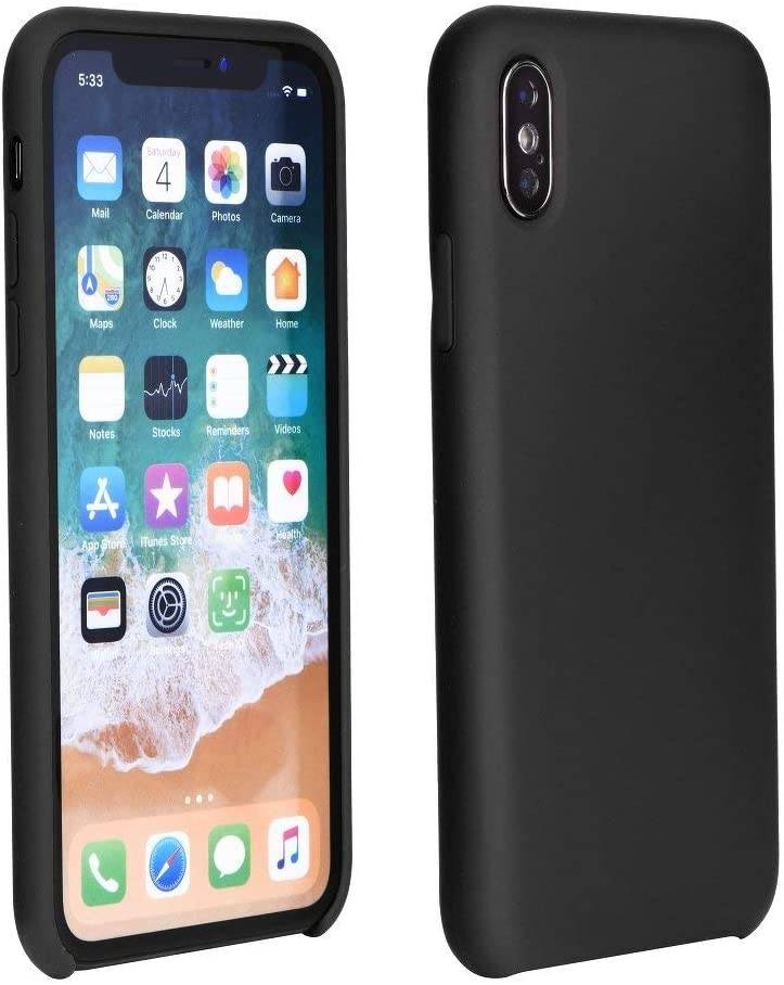Silikon Case Soft Case Hülle Schale Cover Dezent Handyhülle Handyschale Schutz kompatibel mit Samsung Galaxy A41 (A415F) Schwarz