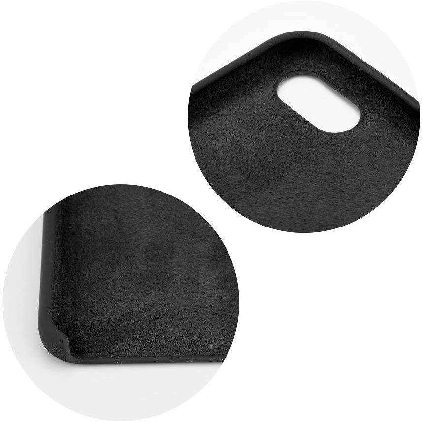 Silikon Case Soft Case Hülle Schale Cover Dezent Handyhülle Handyschale Schutz kompatibel mit Samsung Galaxy A41 (A415F) Schwarz