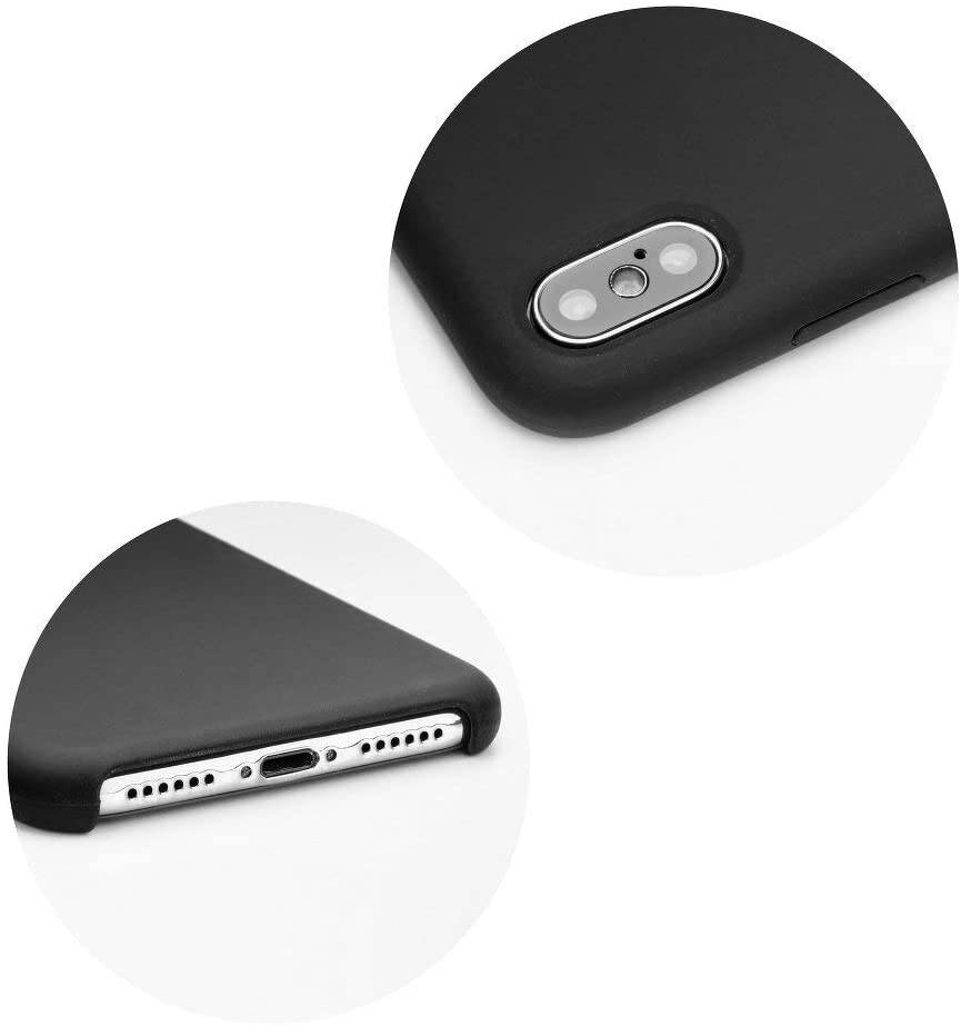 Silikon Case Soft Case Hülle Schale Cover Dezent Handyhülle Handyschale Schutz kompatibel mit Samsung Galaxy A41 (A415F) Schwarz