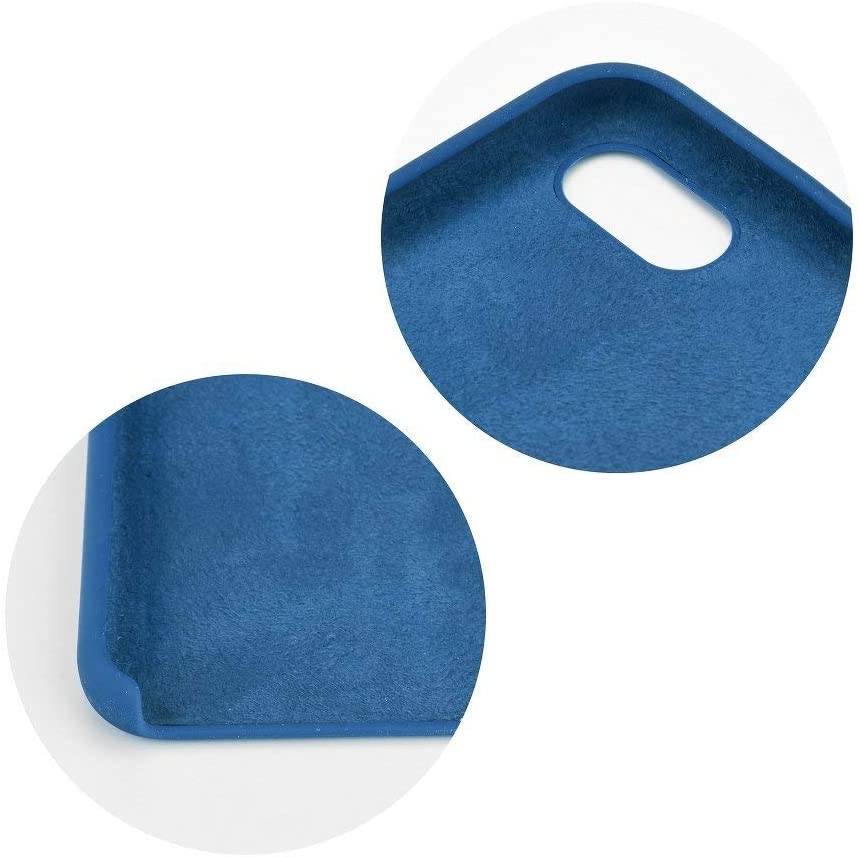 Silikon Case Soft Case Hülle Schale Cover Dezent Handyhülle Handyschale Schutz kompatibel mit Samsung Galaxy A41 (A415F) Blau