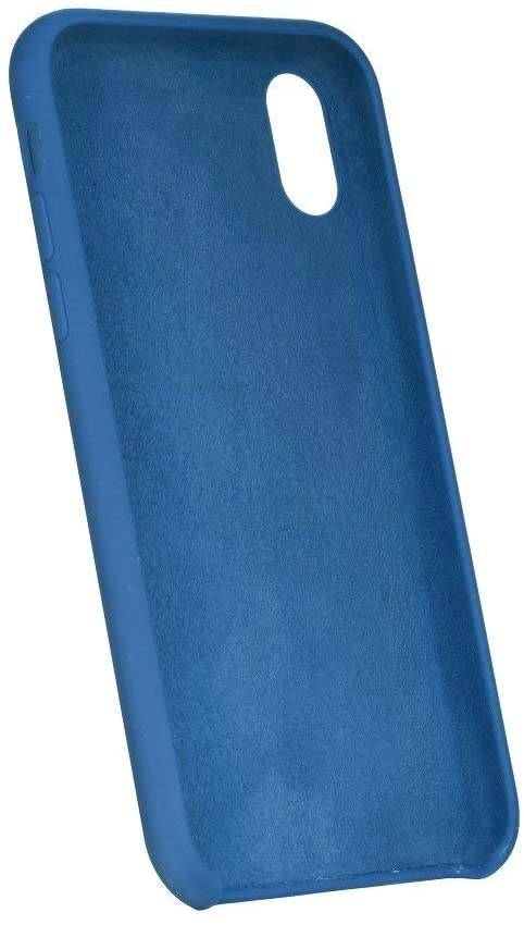 Silikon Case Soft Case Hülle Schale Cover Dezent Handyhülle Handyschale Schutz kompatibel mit Samsung Galaxy A41 (A415F) Blau