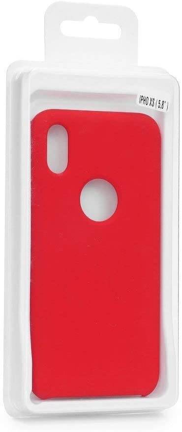 Silikon Case Soft Case Hülle Schale Cover Dezent Handyhülle Handyschale Schutz kompatibel mit Samsung Galaxy A41 (A415F) Rot