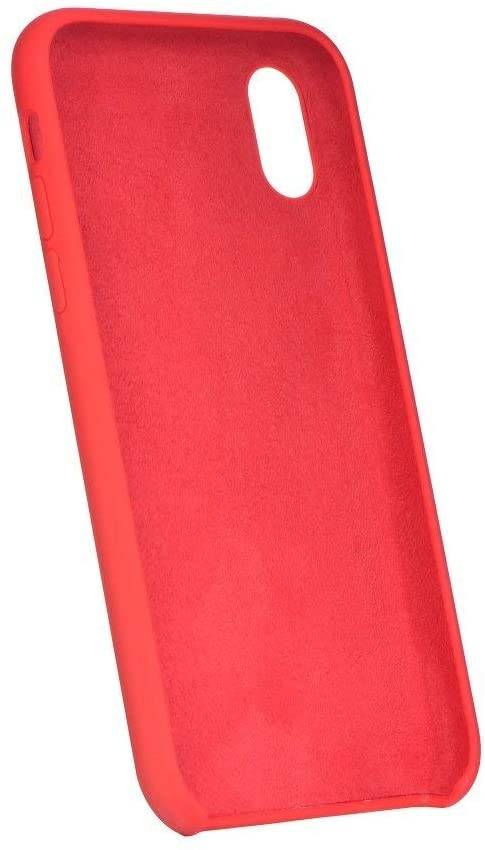 Silikon Case Soft Case Hülle Schale Cover Dezent Handyhülle Handyschale Schutz kompatibel mit Samsung Galaxy A41 (A415F) Rot
