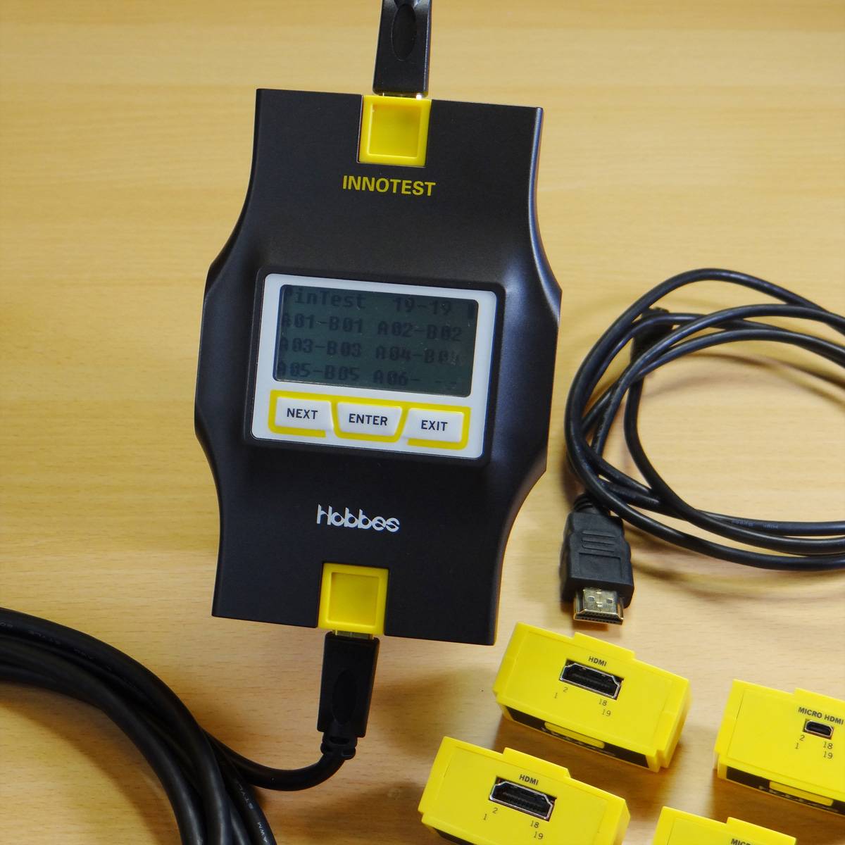 HOBBES INNOTEST Modularer Kabeltester, mit 4 HDMI-Modulen