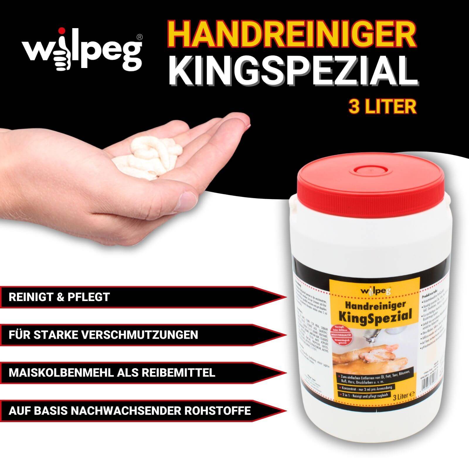 Wilpeg Handwaschpaste KingSpezial 6x 3L