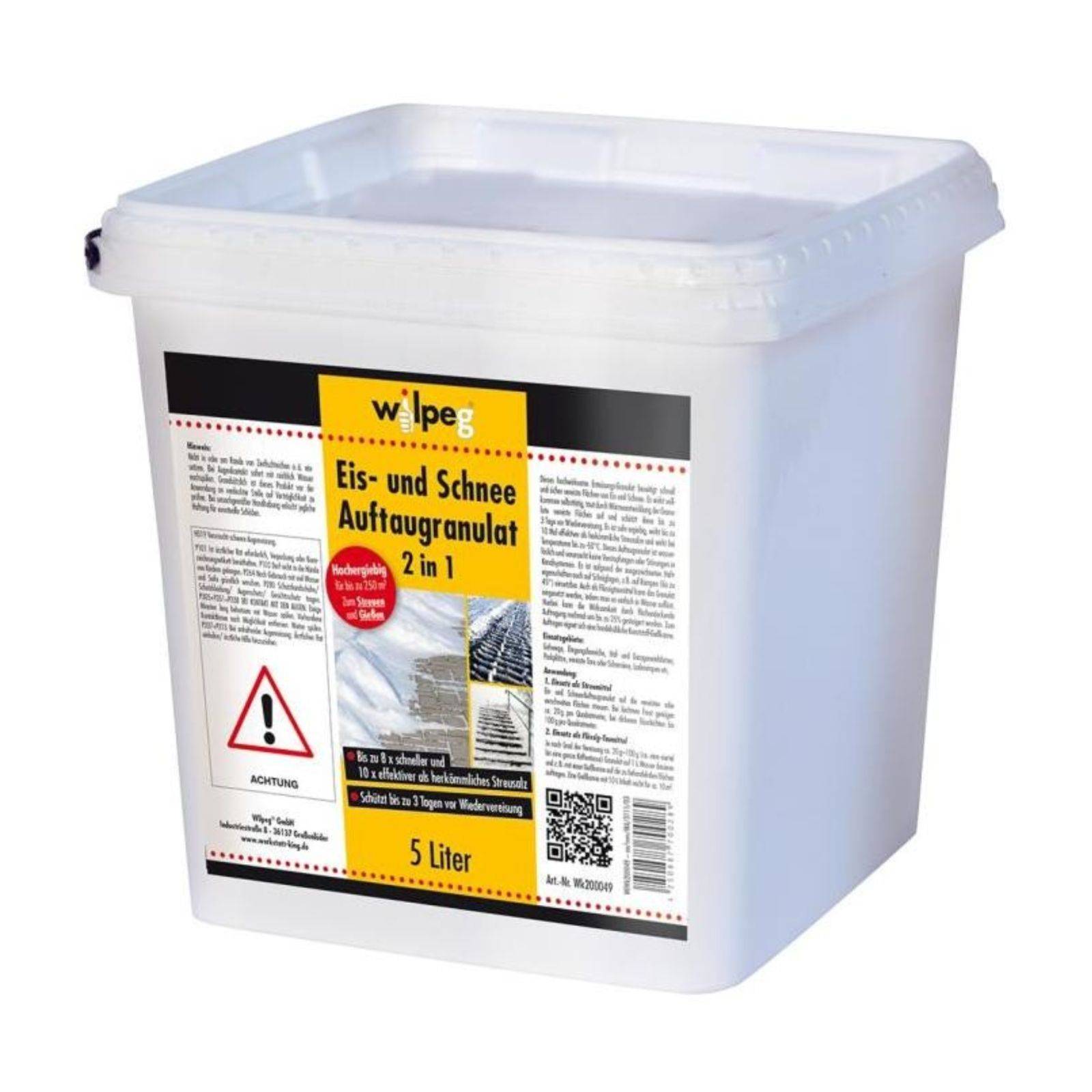 Wilpeg Eis- und Schnee Auftaugranulat 2in1 - 5 Liter