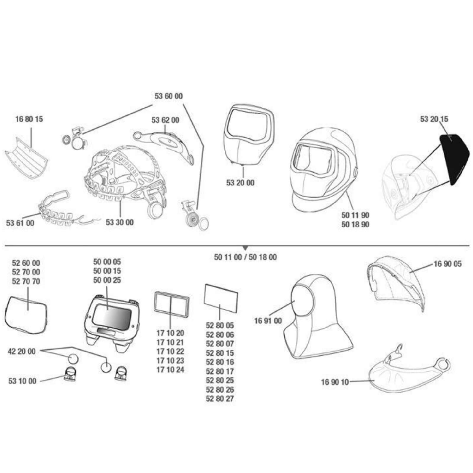 3M SPEEDGLAS 9100 Äußere Vorsatzscheiben - 10 Stück