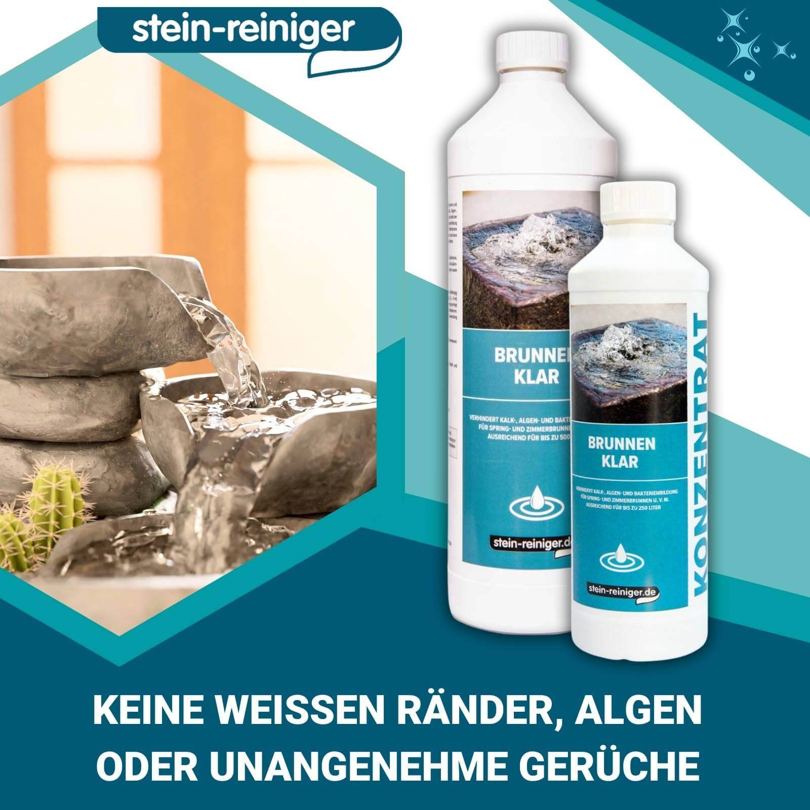 stein-reiniger.de Brunnenklar Konzentrat 1 Liter