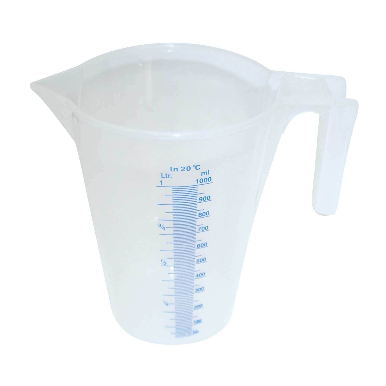 Wilpeg Kunststoff Messbecher 1000 ml
