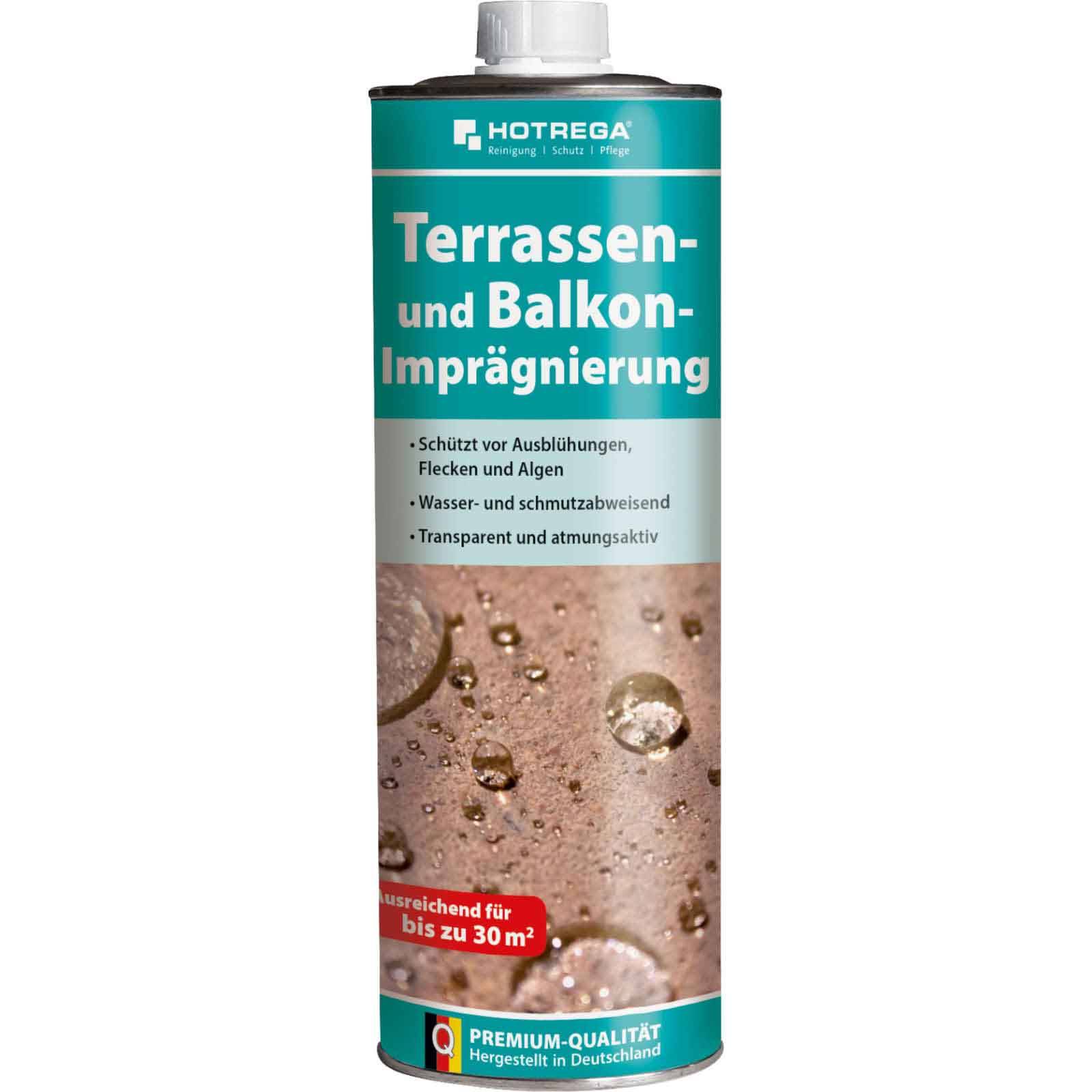 HOTREGA Terrassen und Balkon Imprägnierung 1 Liter