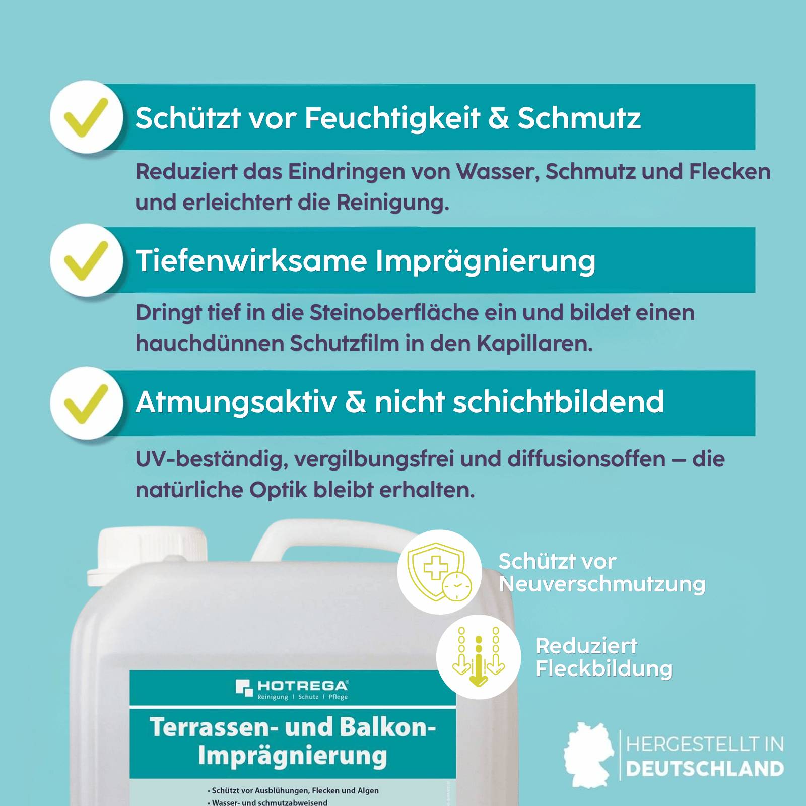 HOTREGA Terrassen & Balkon Imprägnierung 5 L