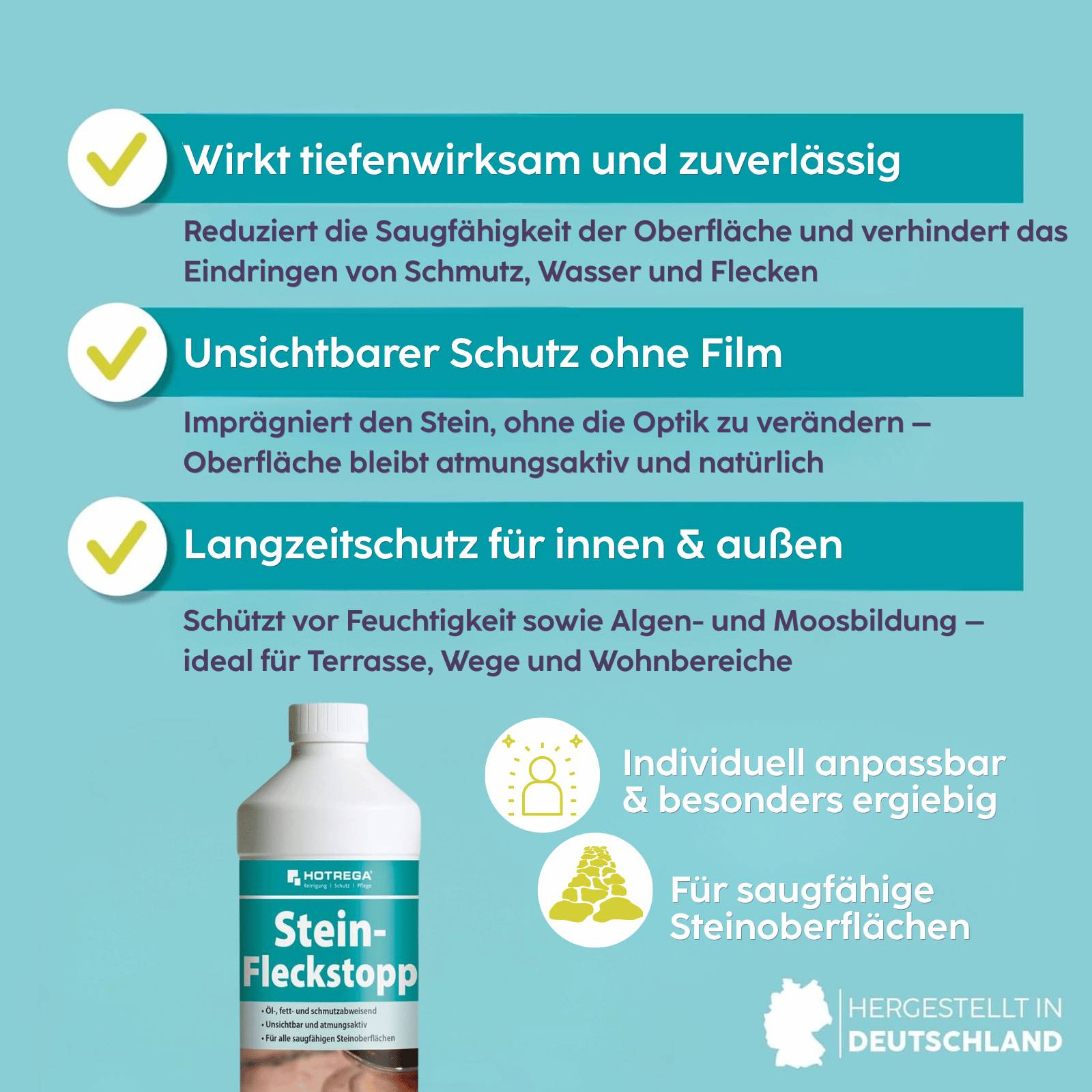 HOTREGA Stein Fleckstopp 1 Liter