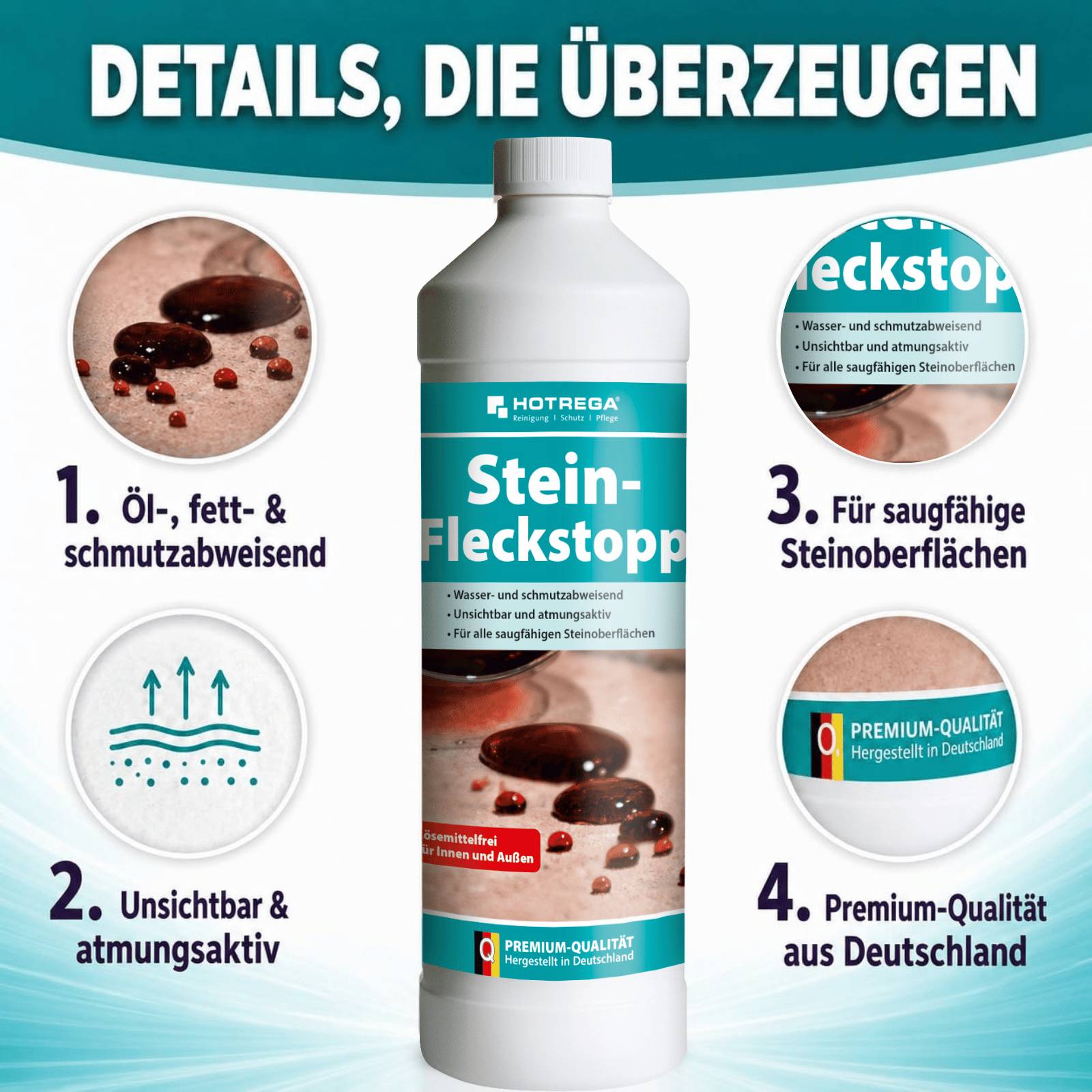 HOTREGA Stein Fleckstopp 1 Liter