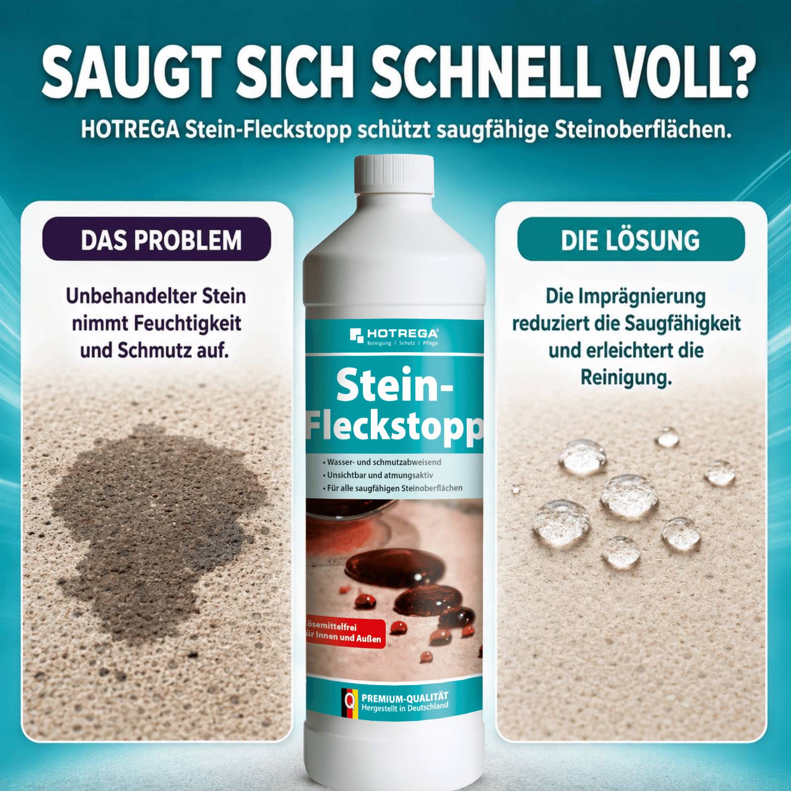 HOTREGA Stein Fleckstopp 1 Liter