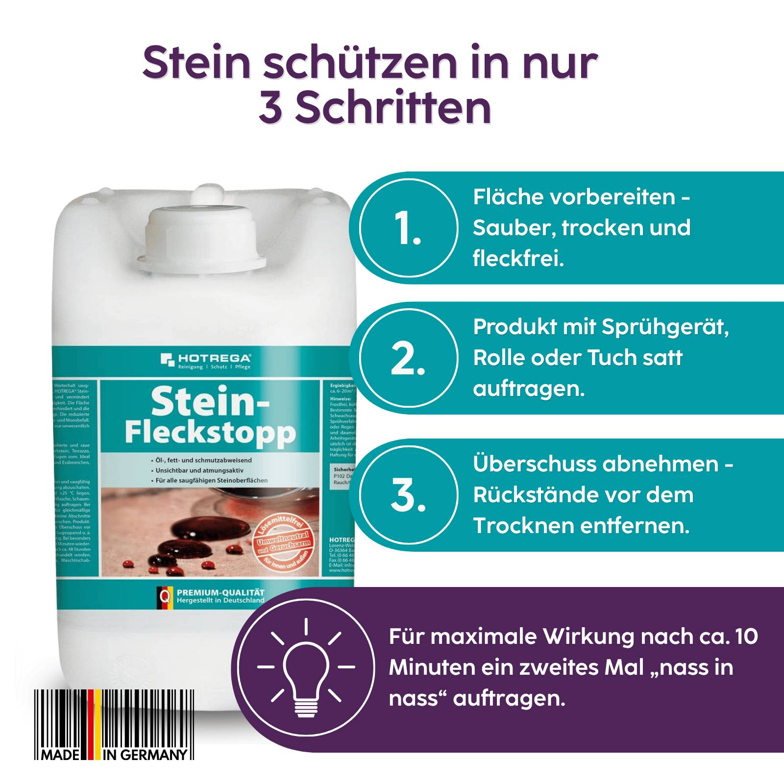 HOTREGA Stein Fleckstopp 5 Liter