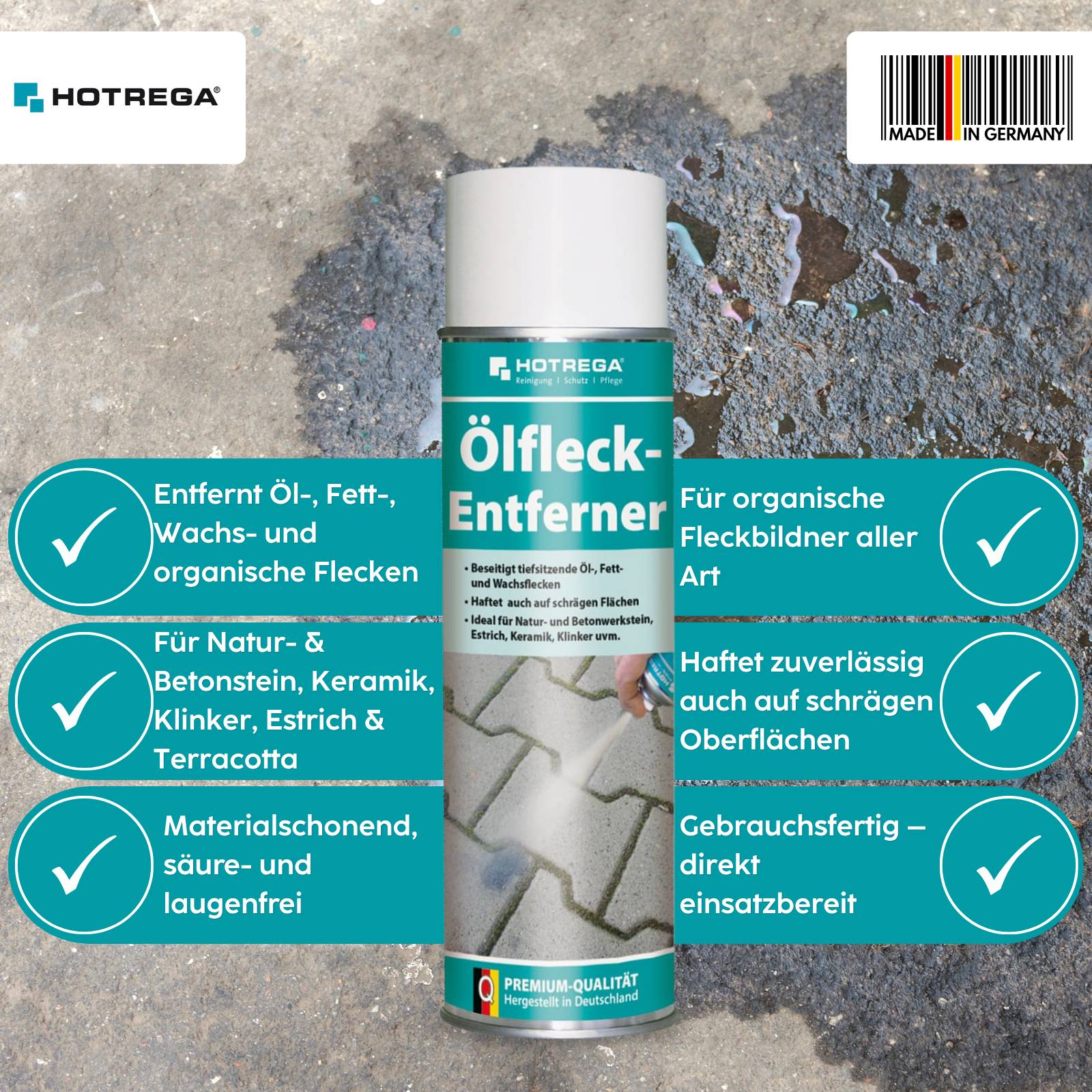 HOTREGA Ölfleck Entferner 500 ml