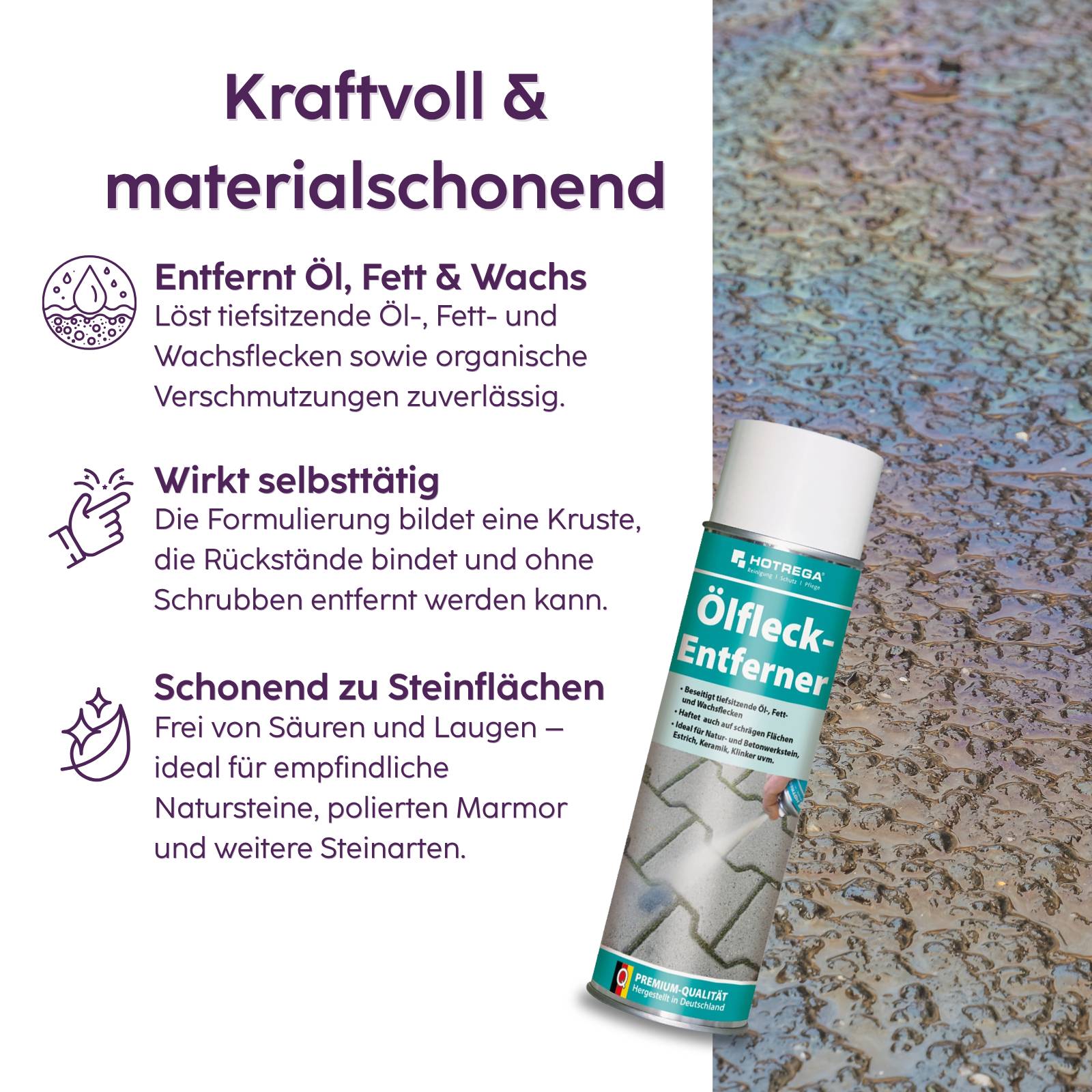 HOTREGA Ölfleck Entferner 500 ml