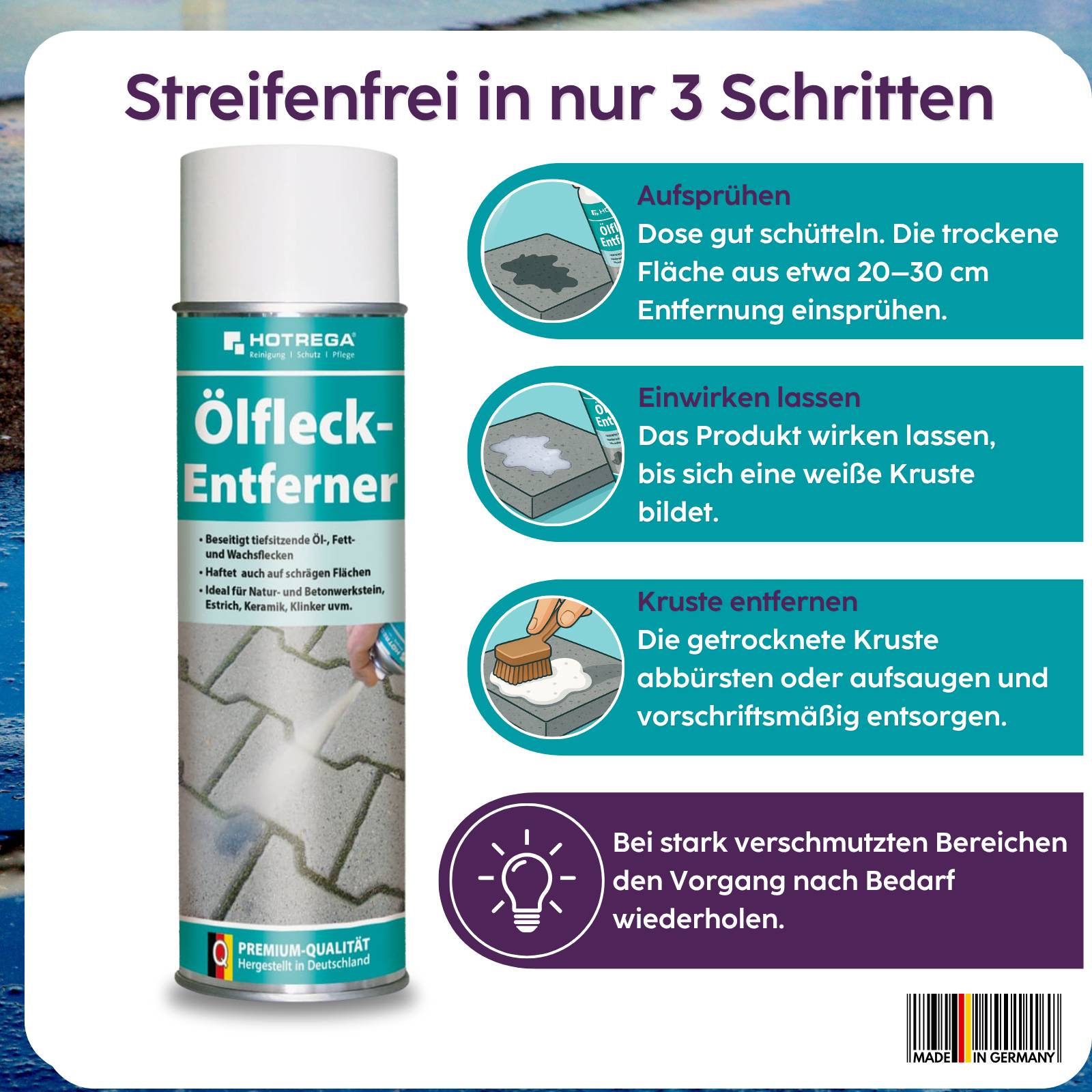 HOTREGA Ölfleck Entferner 500 ml