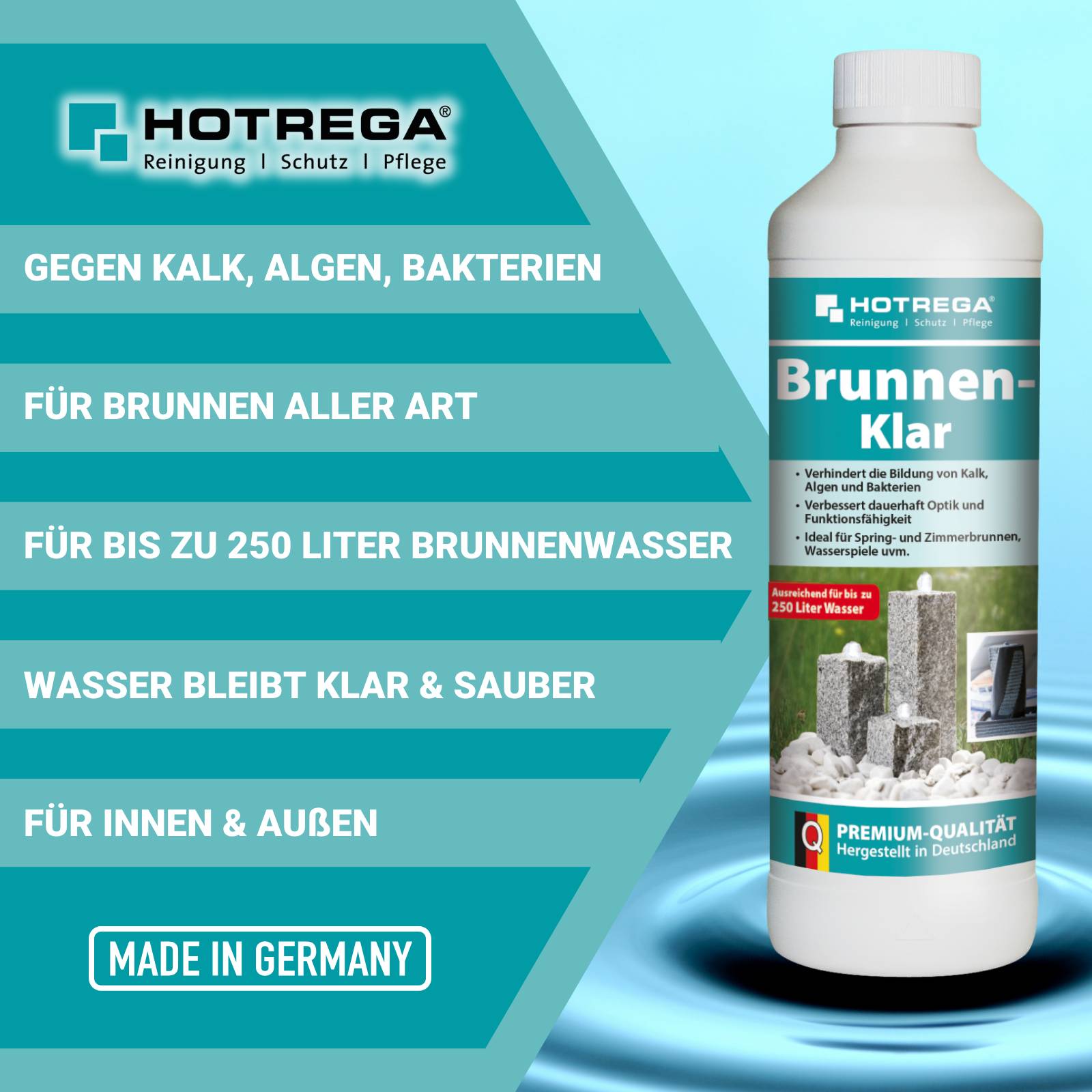 HOTREGA Brunnen Klar 500 ml
