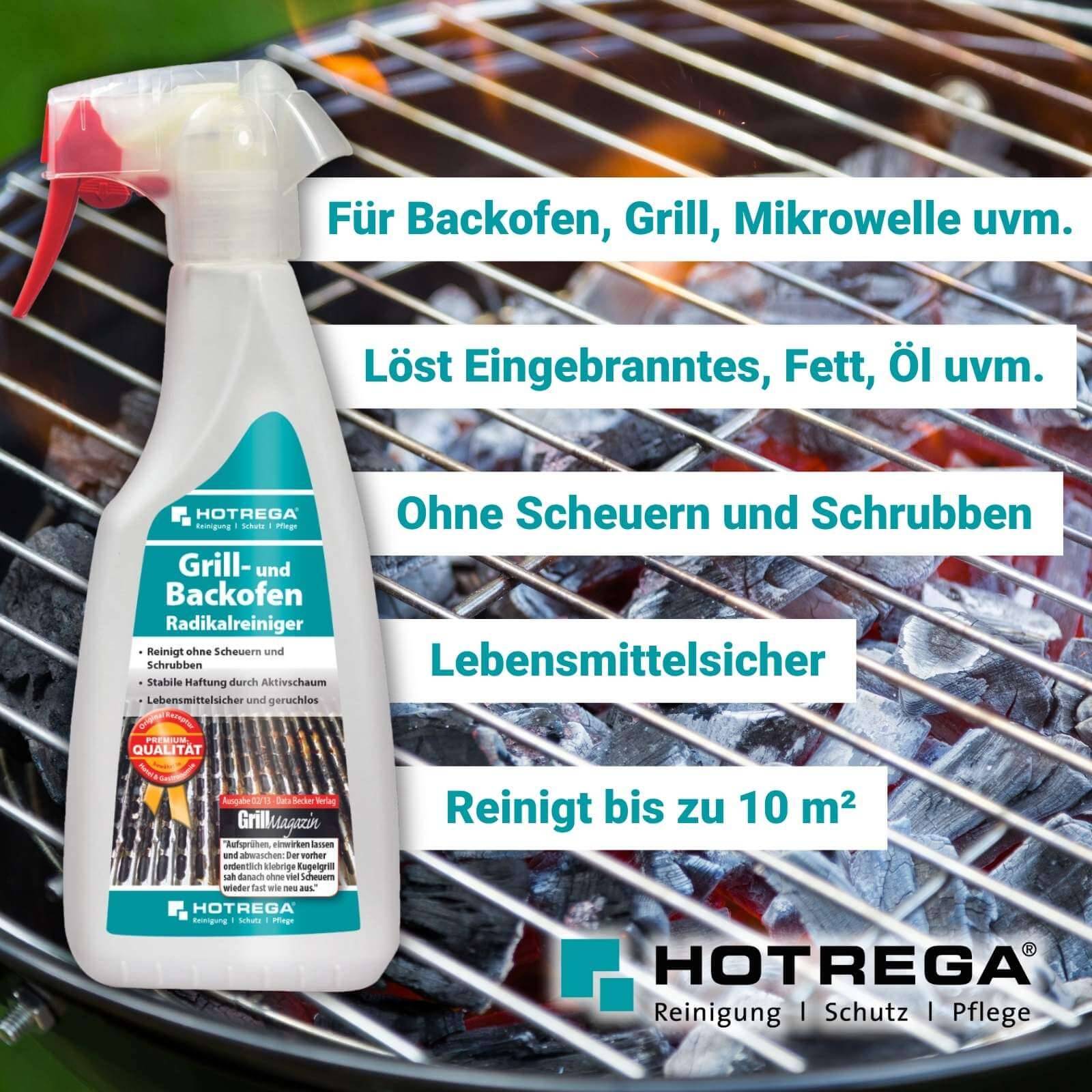 HOTREGA Grill und Backofen Radikalreiniger Sets - Menge:5