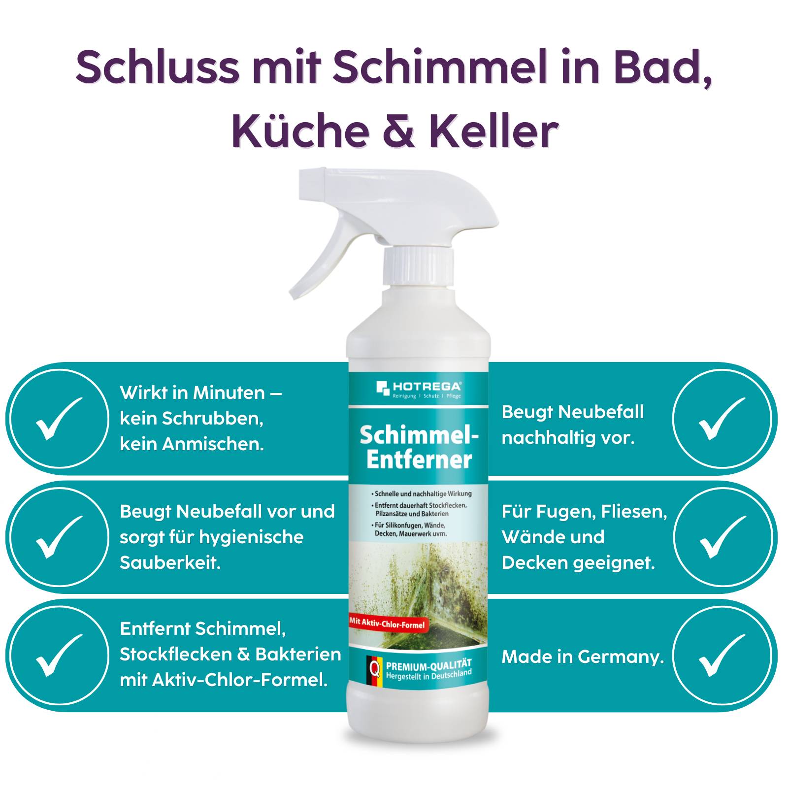 HOTREGA Schimmel Entferner 500 ml