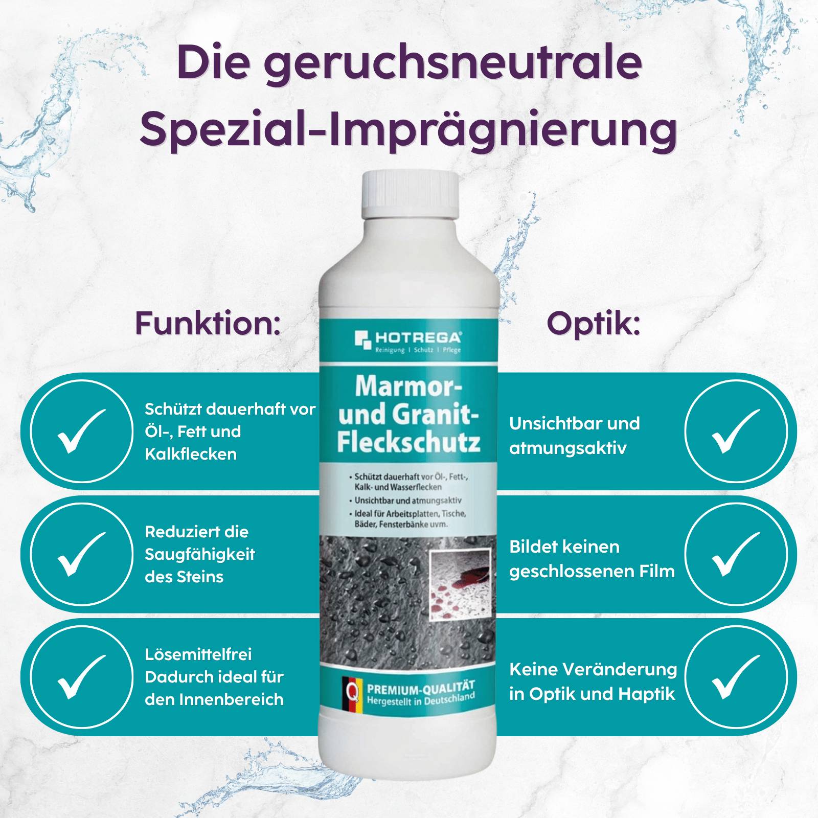 HOTREGA Marmor & Granit Fleckschutz 500 ml