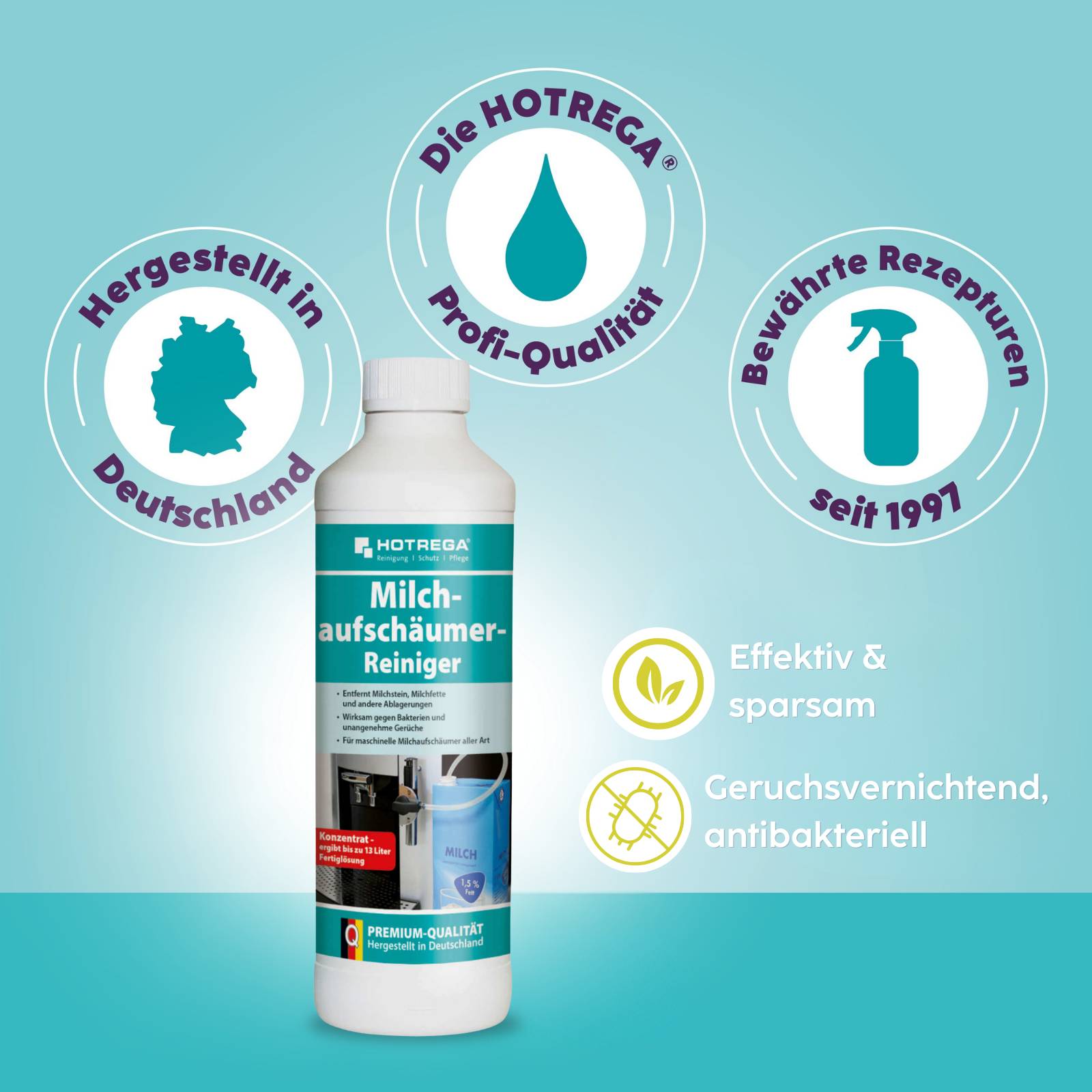 HOTREGA Milchaufschäumer Reiniger 500 ml