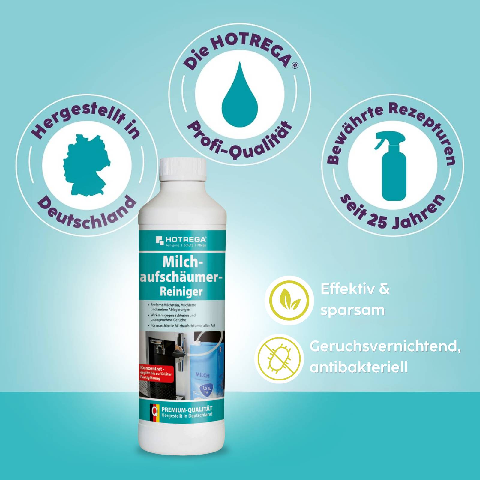 HOTREGA Milchaufschäumer Reiniger 500 ml